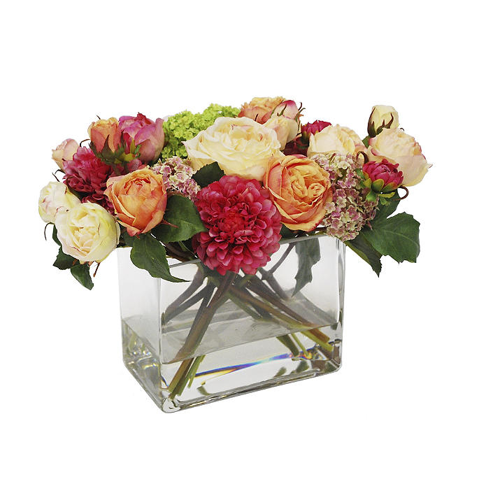 Dahlia Garden Rose Arrangement