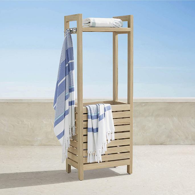 Frontgate Resort Collection™ Teak Pool Storage