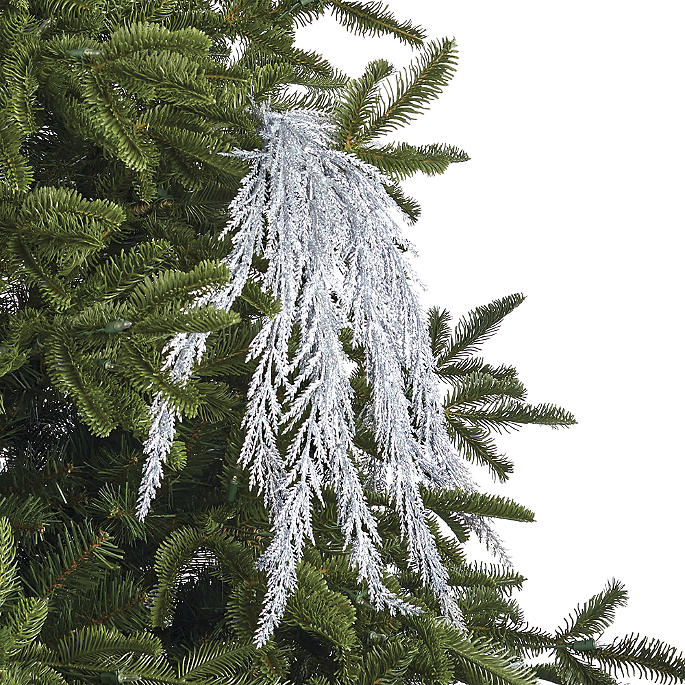 Glittered Amaranthus Sprays, Set of Six