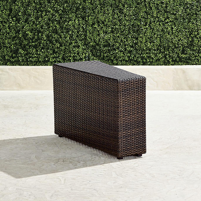 Pasadena II End Table in Bronze Wicker