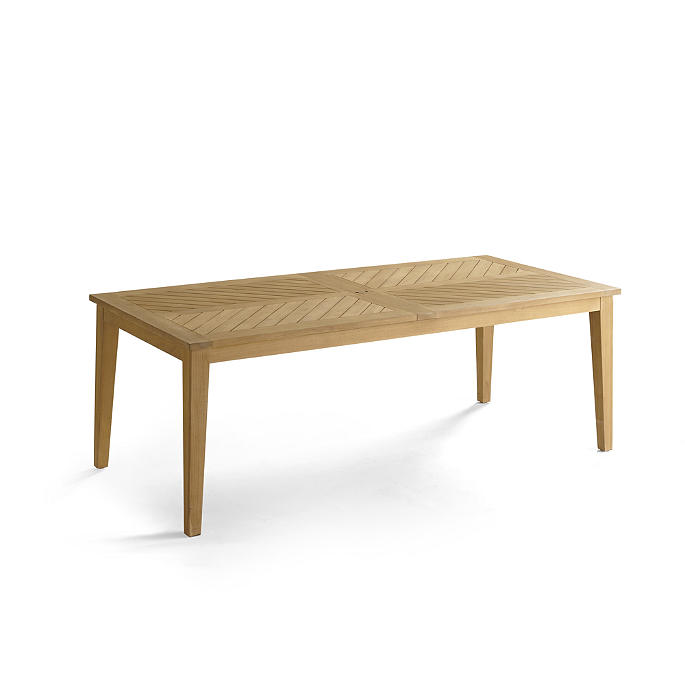 Chevron Teak Dining Table Tailored Furniture Cover