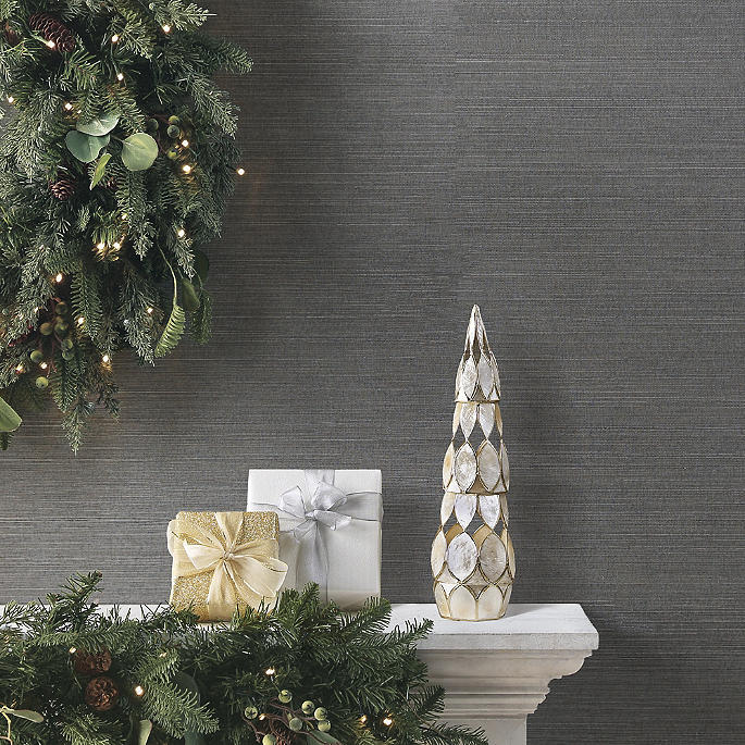 Smoke Capiz Decorative Tree