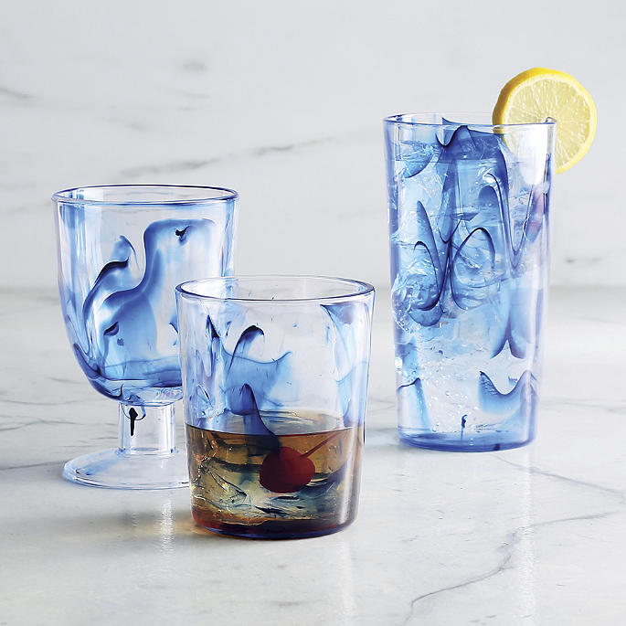 Aegean Swirl Acrylic Drinkware