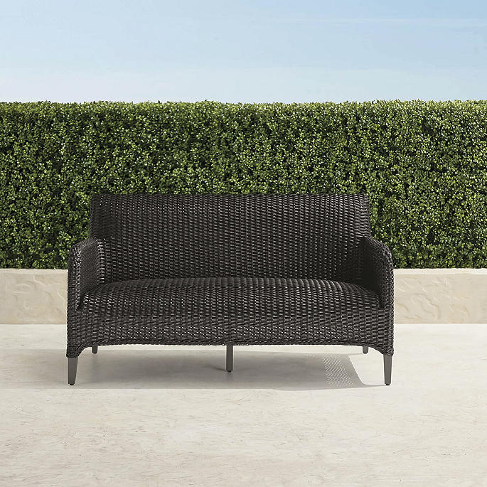Beckham Loveseat in Dark Sienna Wicker
