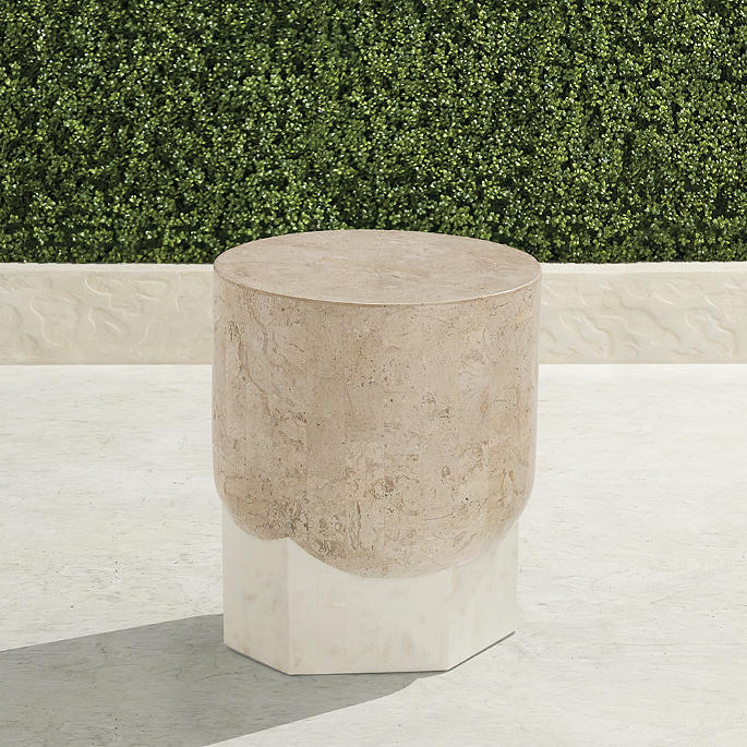 Caldera Stone Accent Stool