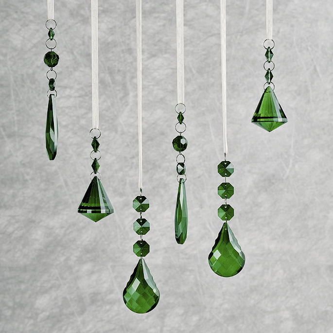 Crystal Drop Ornaments