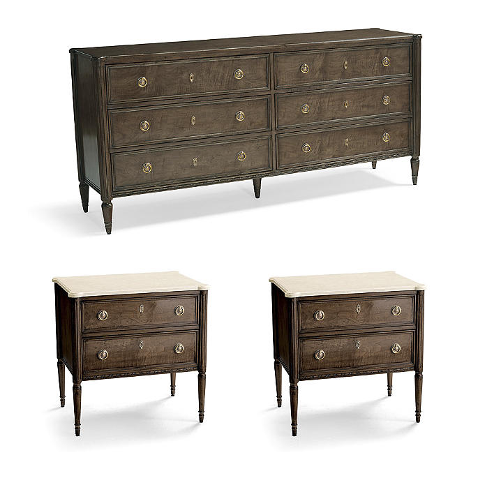 Etienne 3-Pc. Dresser Set with Two Nightstands