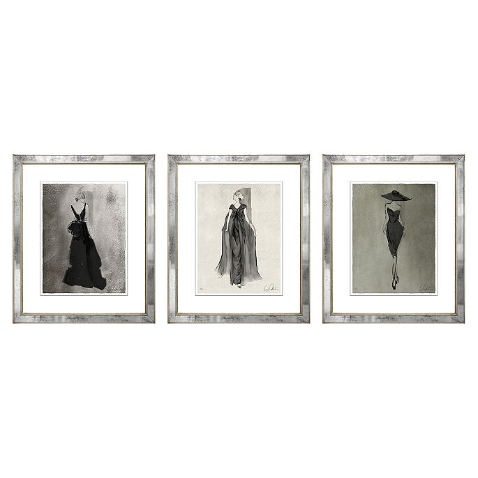Fashion Charcoals Giclée Prints