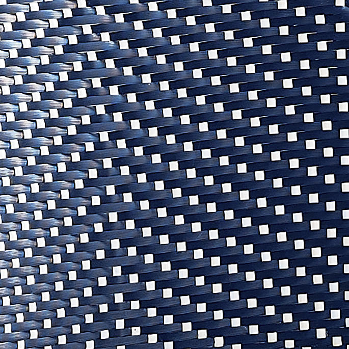 Flat Wicker Navy/White