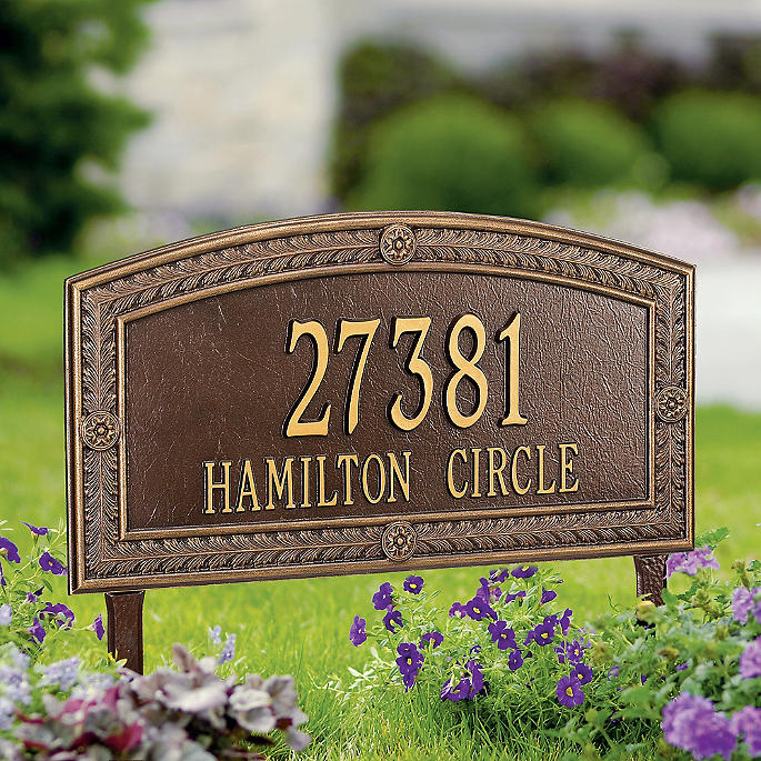 Hamilton Address Plaques