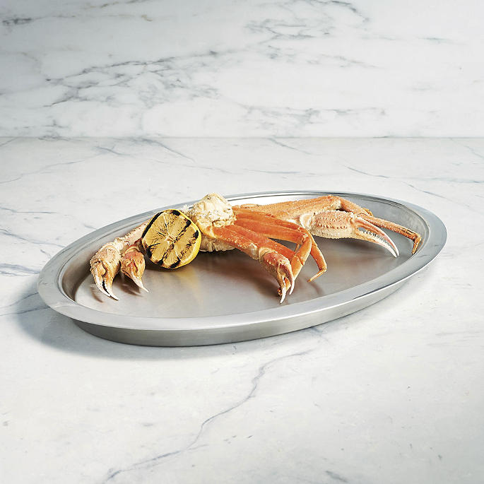 Hot/Cold Stainless Steel Oval Platter