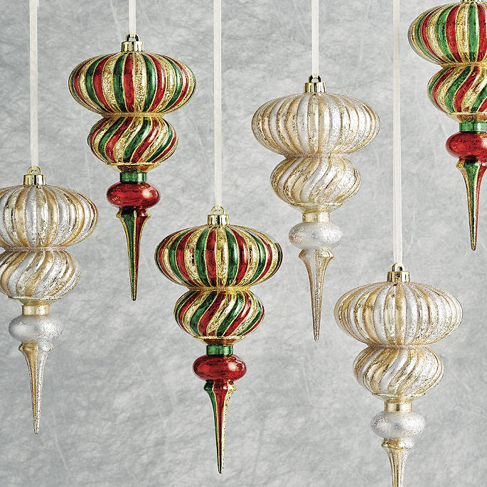Indoor and Outdoor Finials, Set of Six