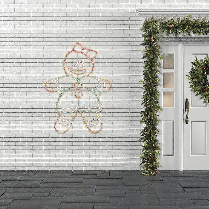 LED Gingerbread Girl