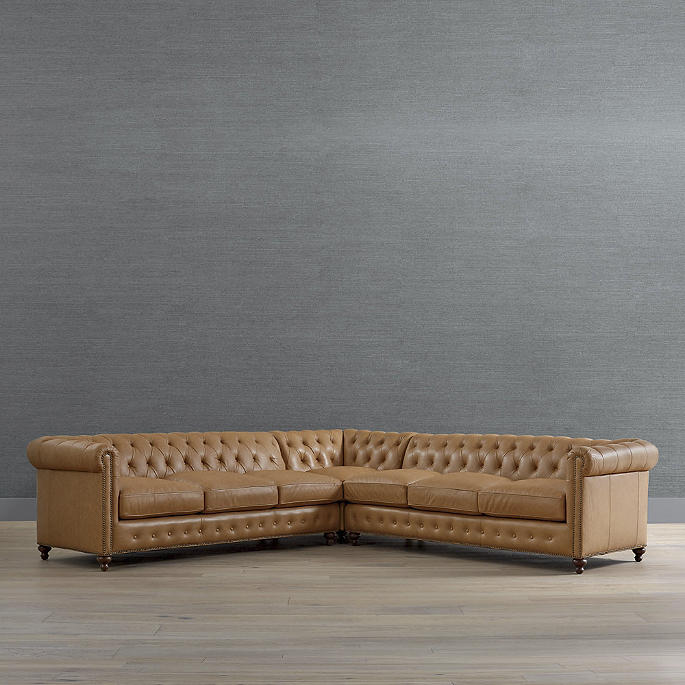 Logan Chesterfield 3-pc. Sofa Sectional