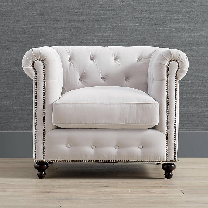 Logan Chesterfield Small Lounge Chair