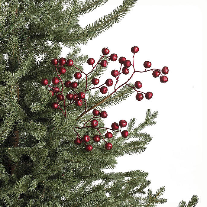 Metallic Berry Stems, Set of Six