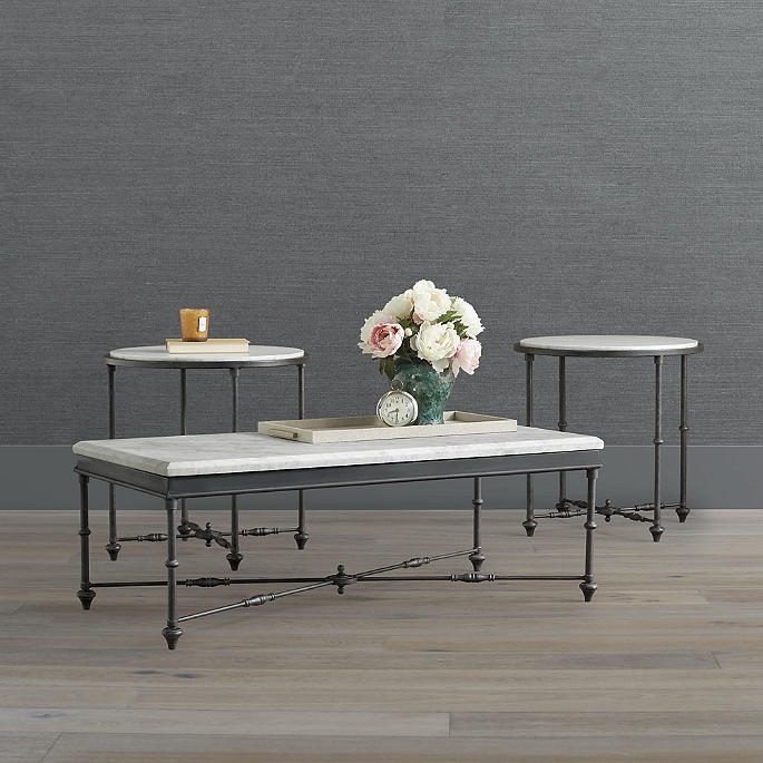 Tivoli 3-Pc. Rectangular Coffee Table Set With Two Side Tables