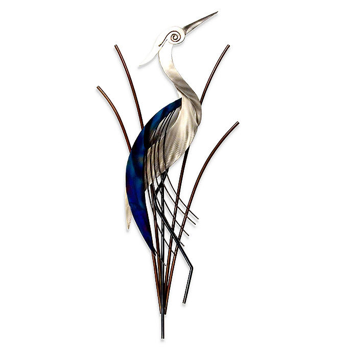 Abstract Heron Indoor/Outdoor Wall Art
