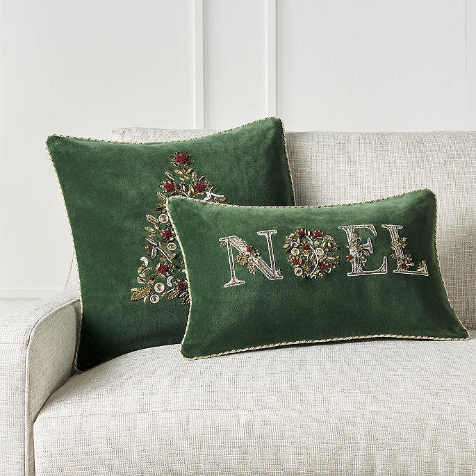 Bejeweled Pillow Covers