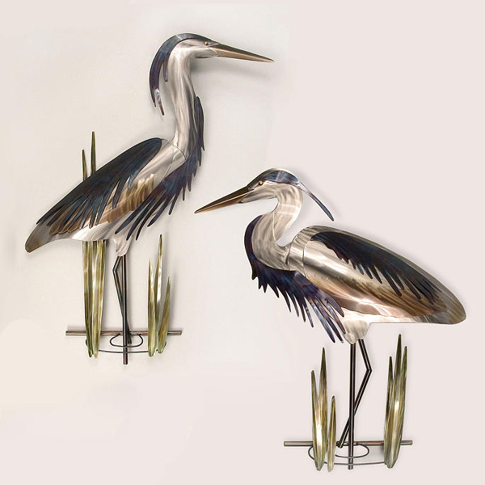 Blue Heron Indoor/Outdoor Wall Art