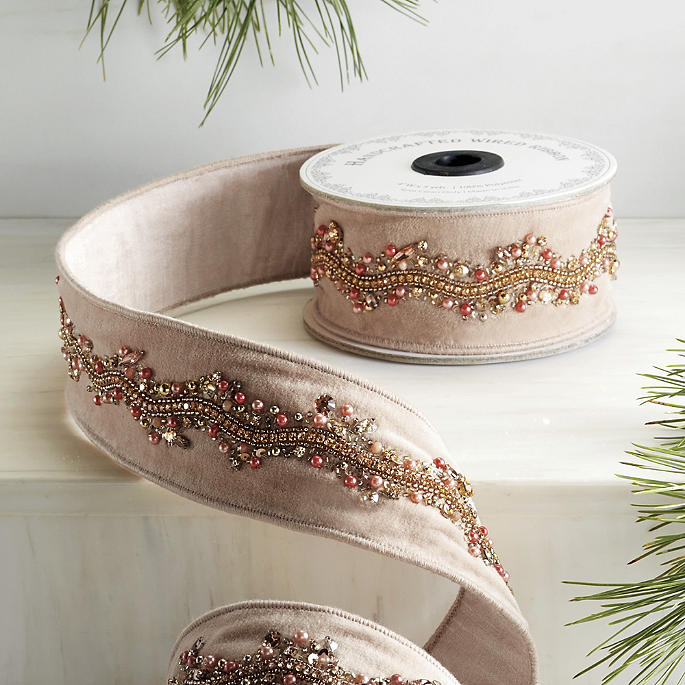 Champagne Shimmer Ribbon