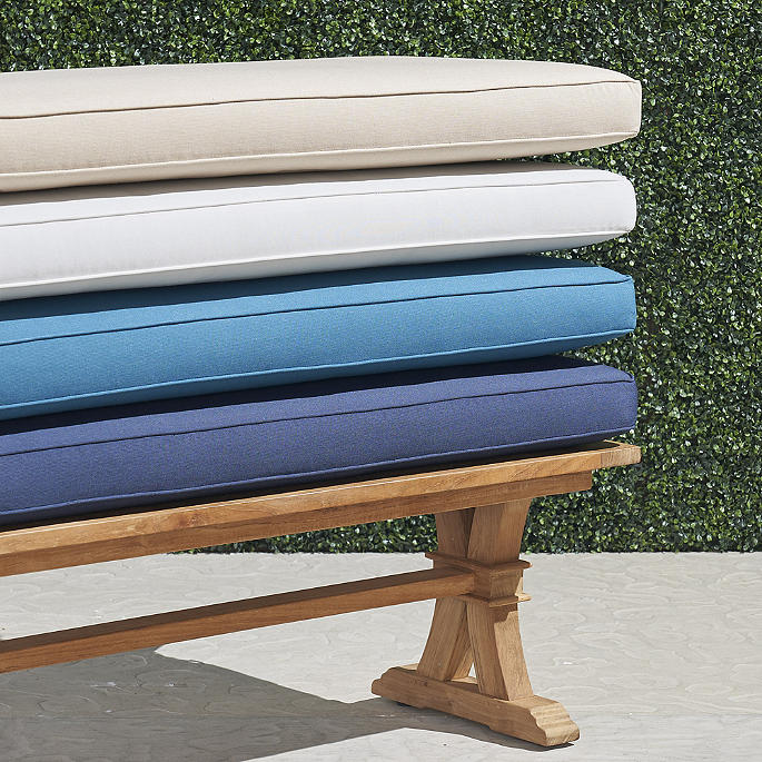 Double-piped Bench Cushion
