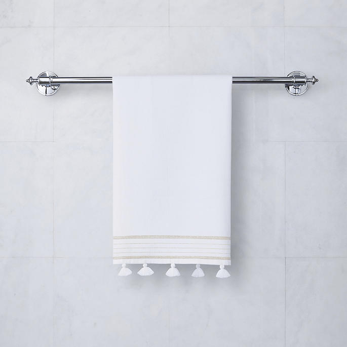 Eve Embroidered Hand Towels, Set of Two