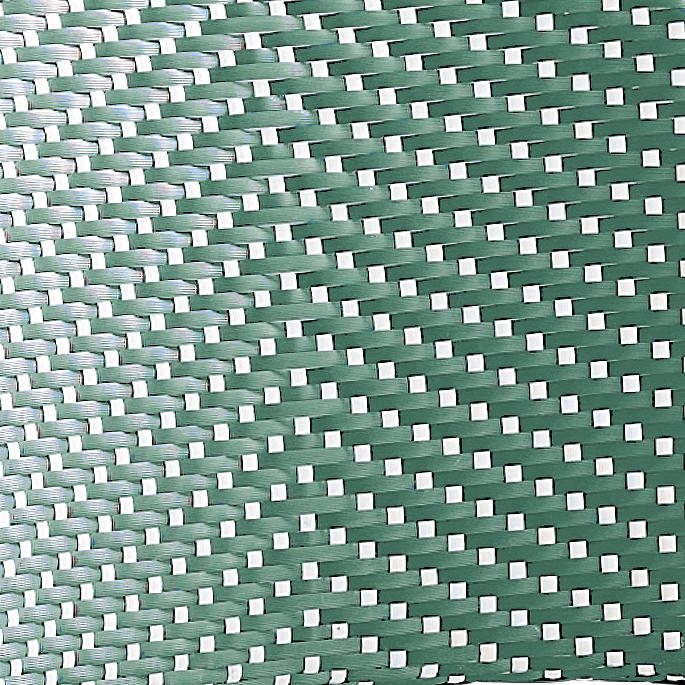 Flat Wicker Jade/White