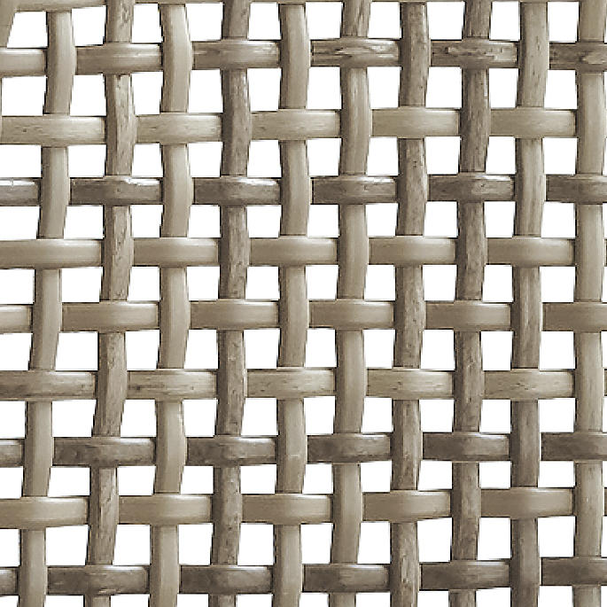 Half Round Wicker Natural