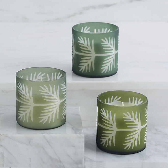 Illume Pine Glass Candles