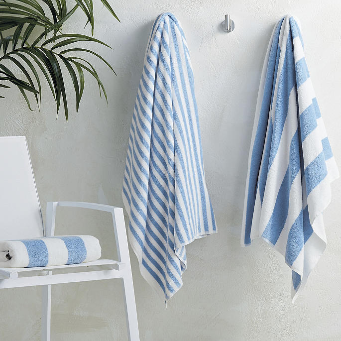 Frontgate Resort Collection™ Classic Stripe Beach Towels, Set of Two