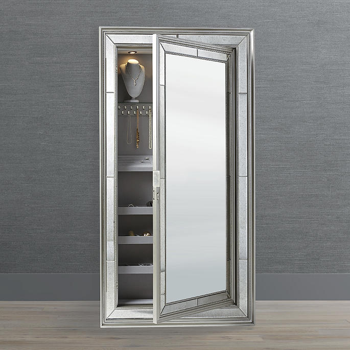 Loren Jewelry Storage Mirror with Lock