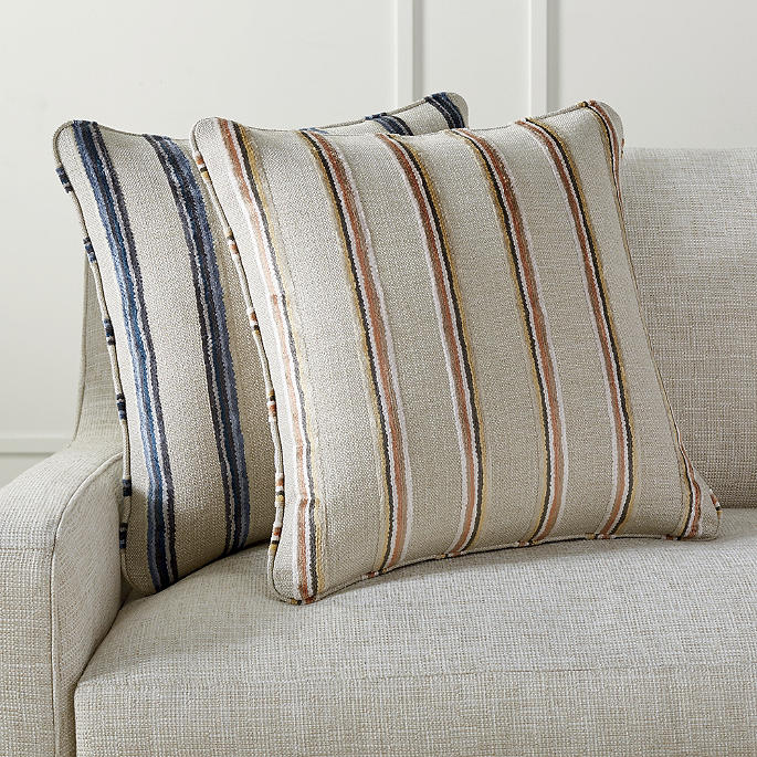 Miles Stripe Decorative Pillow Cover