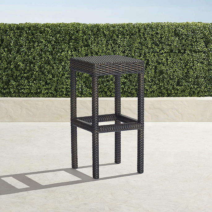 Palermo Backless Barstool in Bronze Wicker