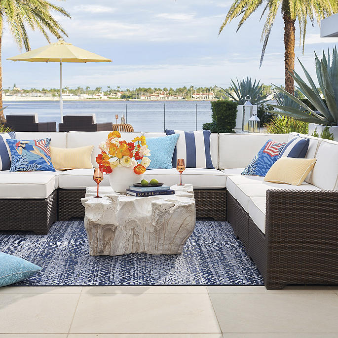 Palermo Modular Seating Collection in Bronze Wicker