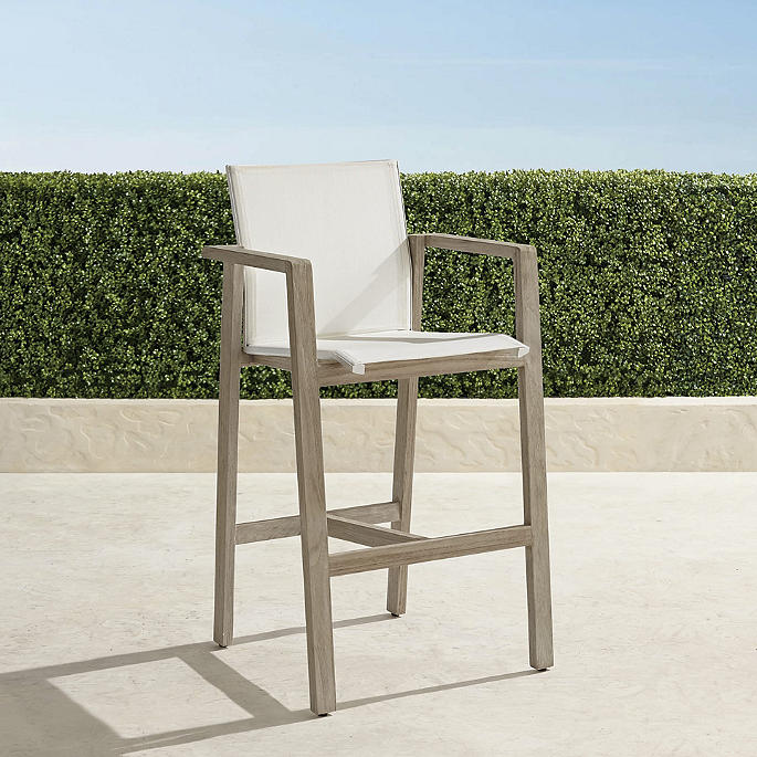 Frontgate Resort Collection&trade; Newport Bar Stool in Teak