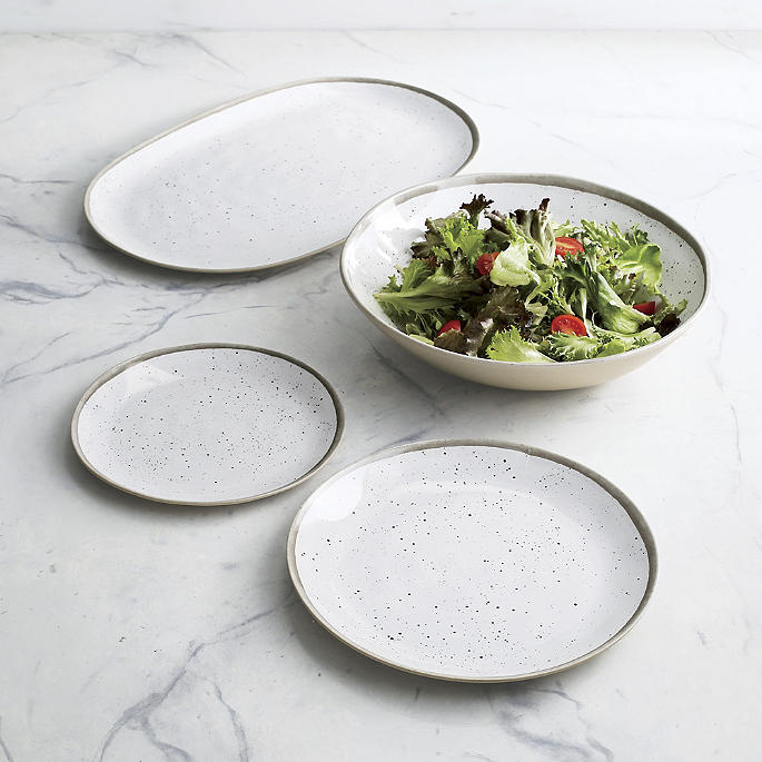 Retreat Pottery Bamboo Melamine Dinnerware