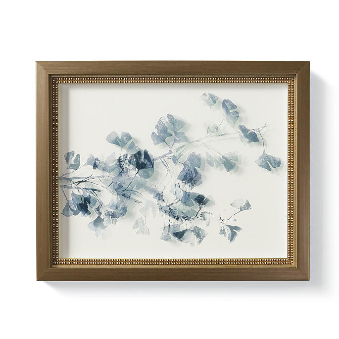 Gingko Leaf Shadow Box Wall Art