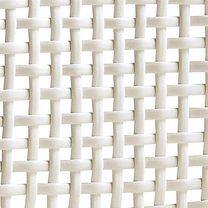 Half Round Wicker Weathered