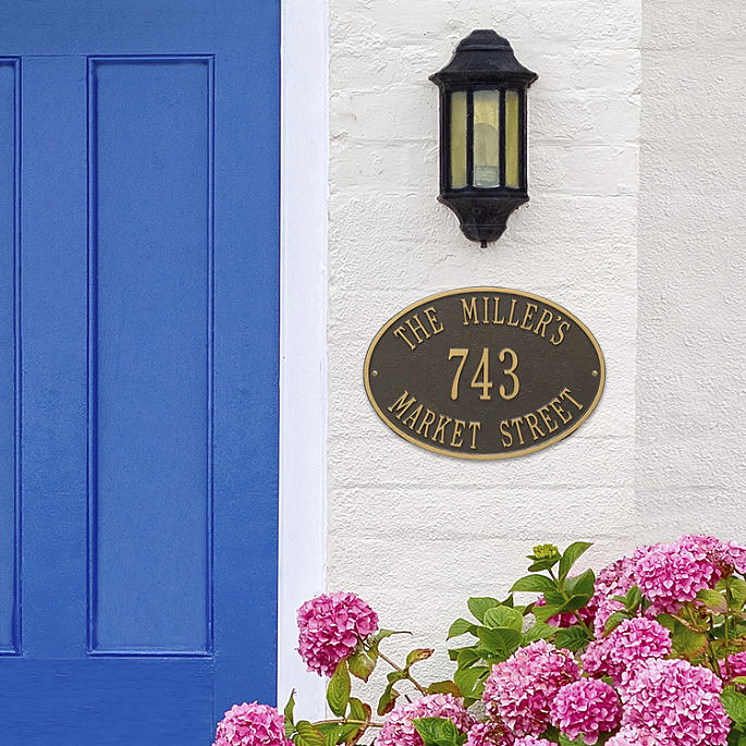 Hawthorne Address Plaques