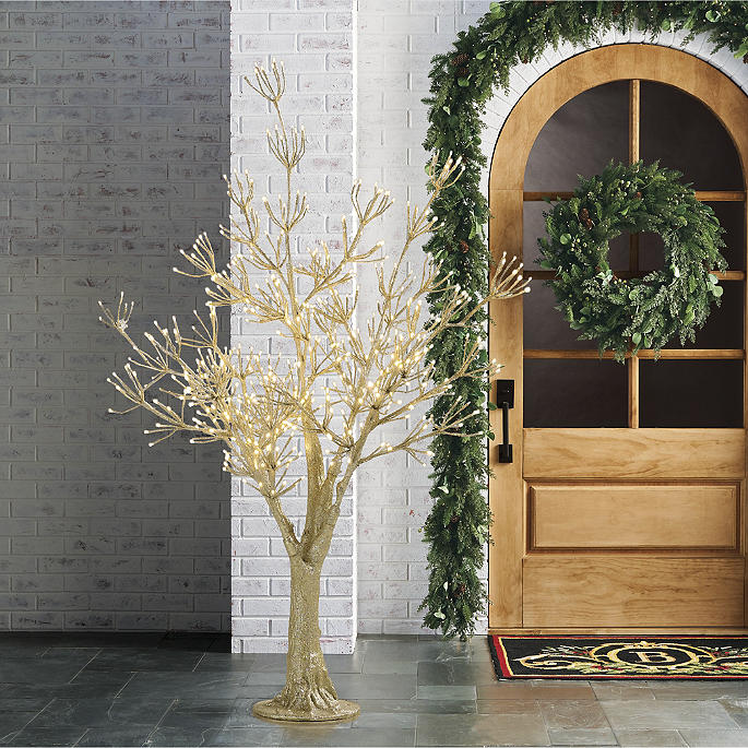 LED Gold Spritzer Tree