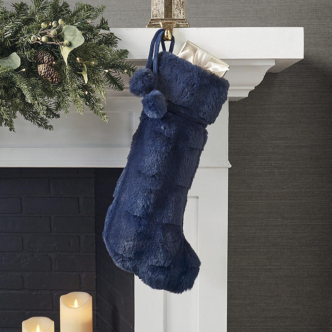 Luxury Faux Fur Sculpted Stocking