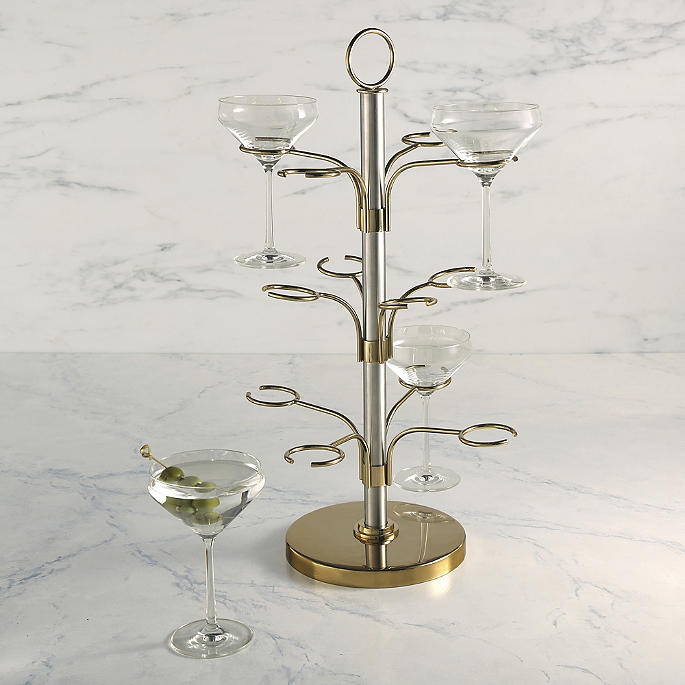 Mixed Metal Cocktail Tree