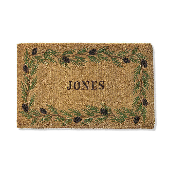 Autumn Border Personalized Door Mat