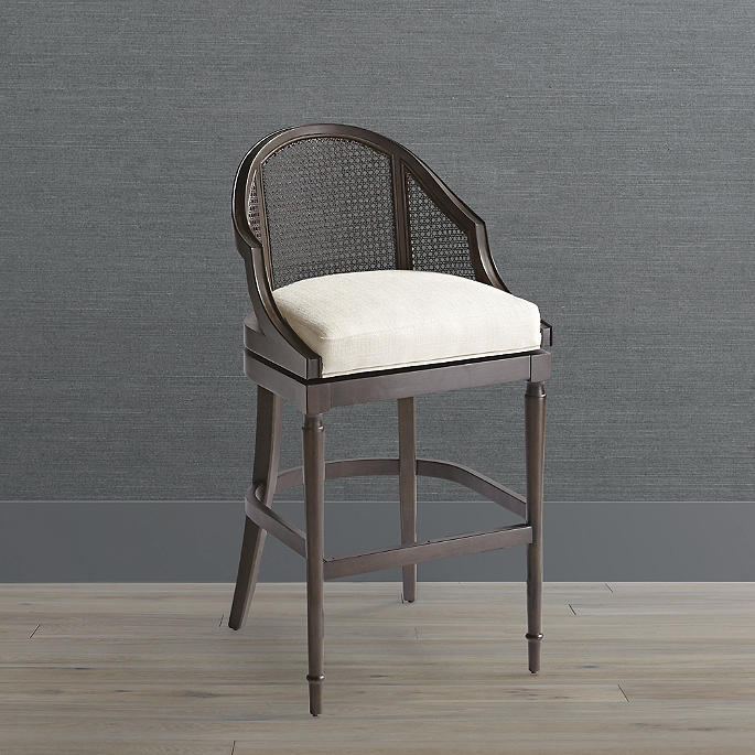 Paola Swivel Cane Bar & Counter Stool