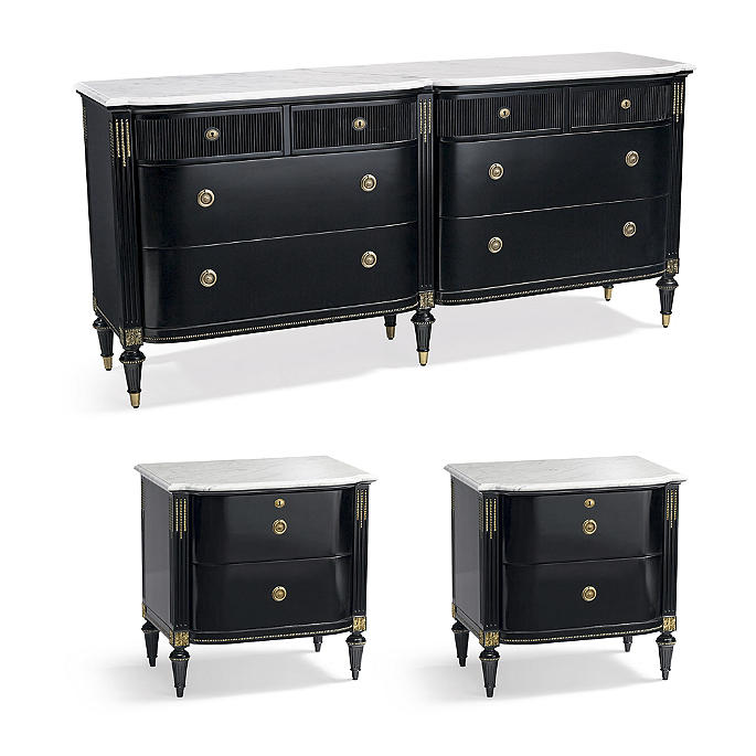Regency 3-Pc. Dresser Set with Two Nightstands