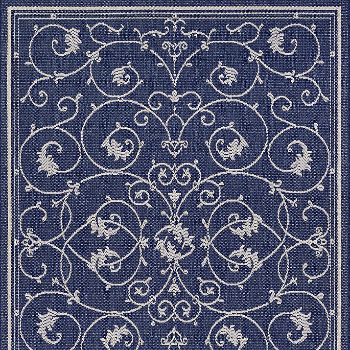 Alice Scroll Indoor/Outdoor Rug