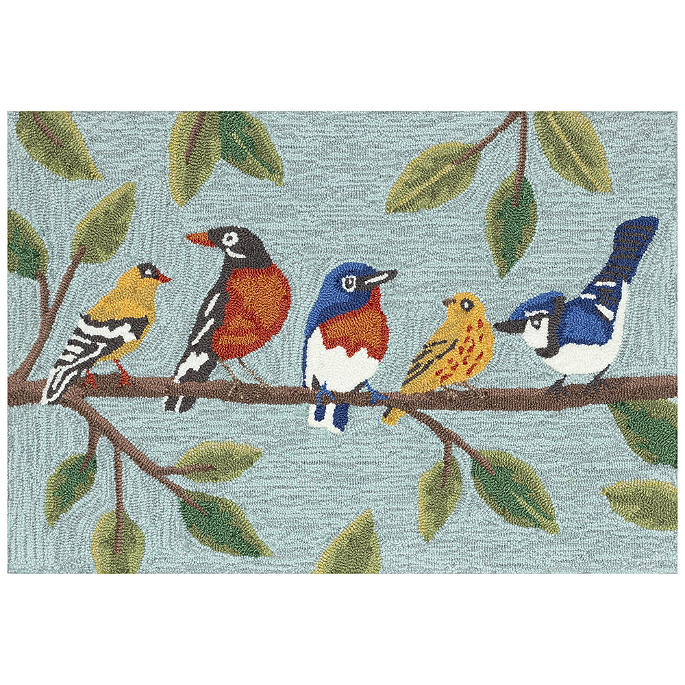 Birds on a Branch Door Mat