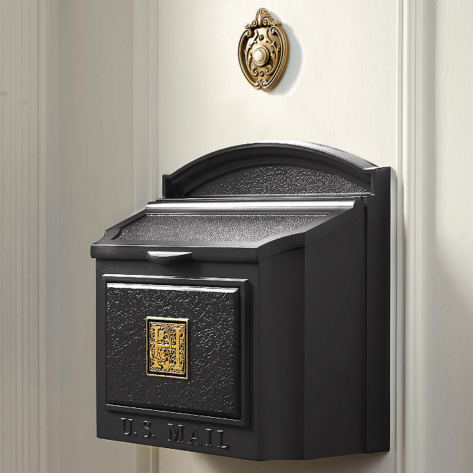 Capitol Monogrammed Wall-mount Mailbox