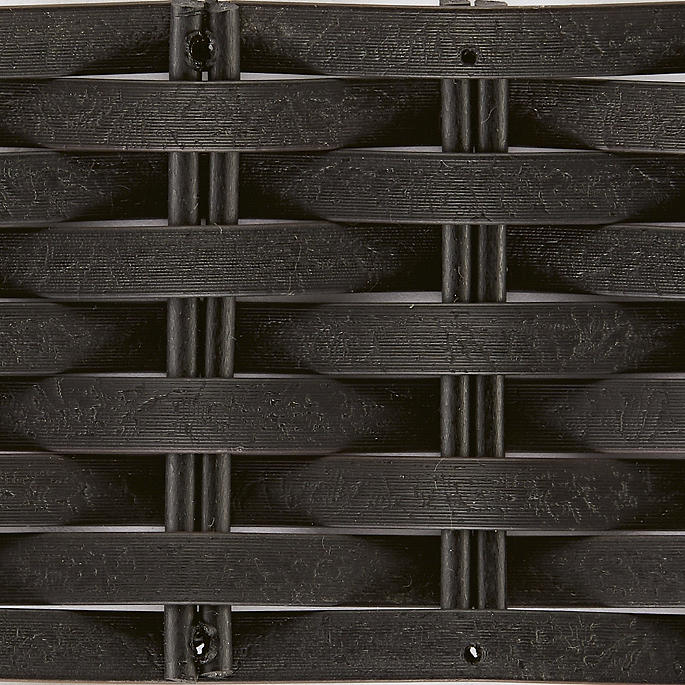 Flat Wicker Mahogany